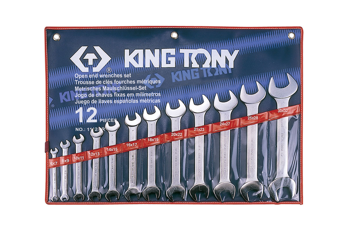 Bộ cờ lê miệng 12 chi tiết 6-32mm Kingtony 1112MR