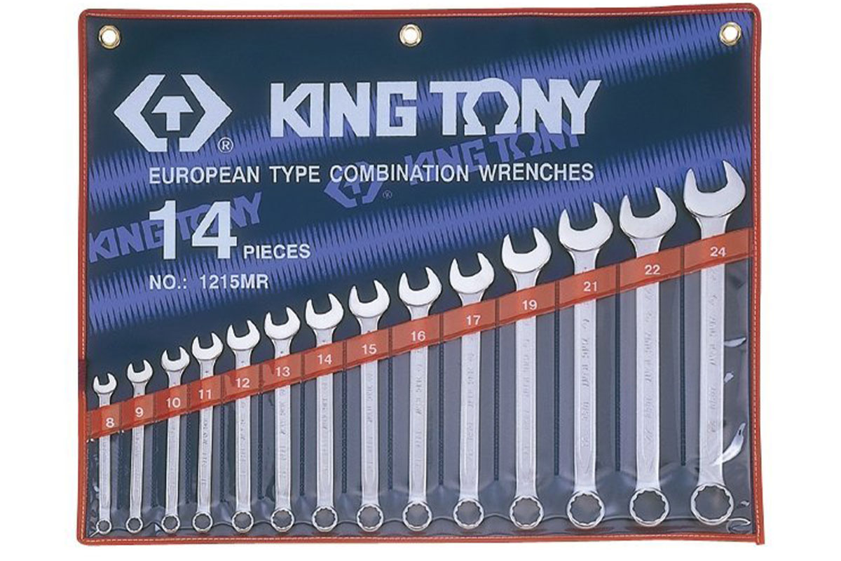 Bộ cờ lê vòng miệng 14 chi tiết 8-24mm Kingtony 1215MR