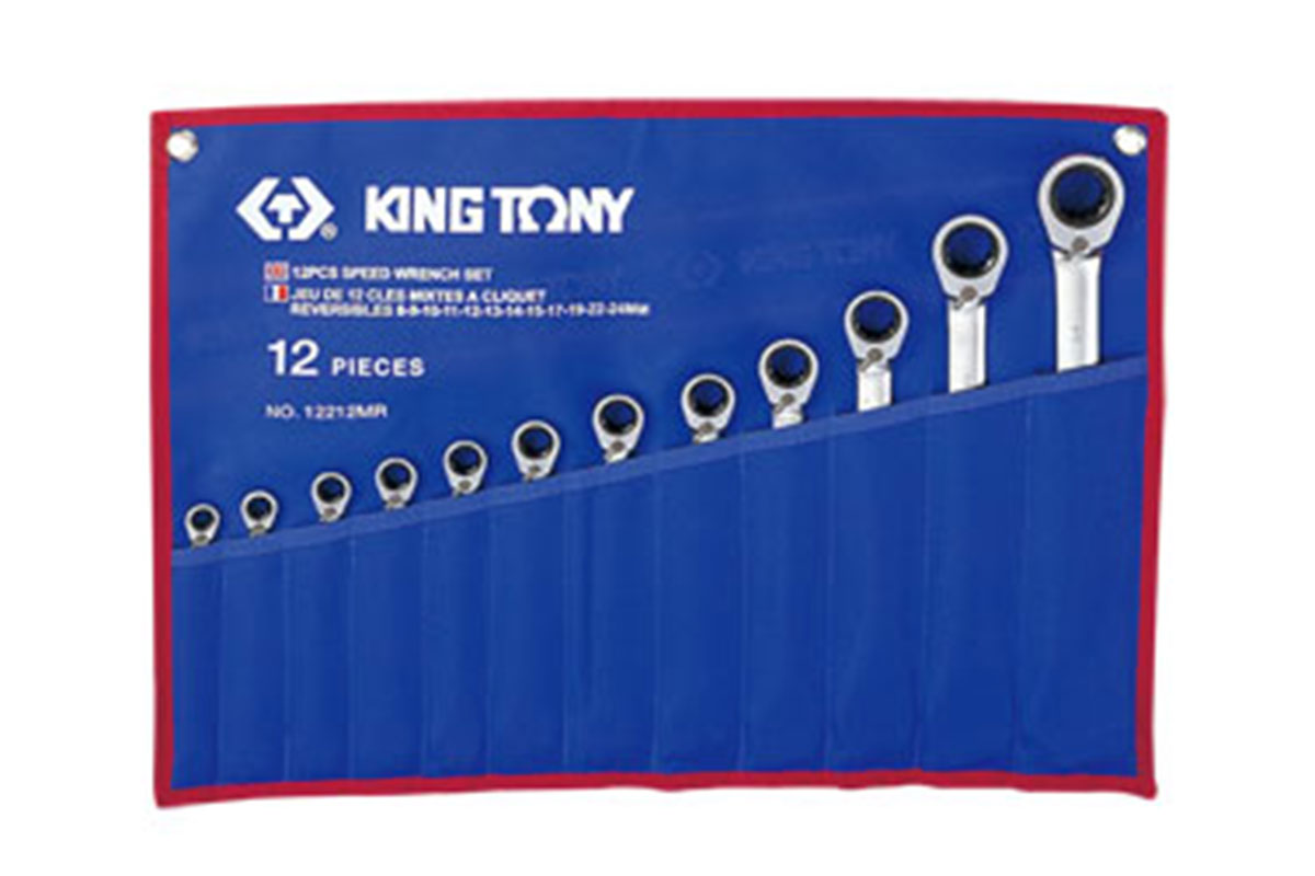 Bộ cờ lê vòng miệng 12 chi tiết 8-24mm Kingtony 12212MR