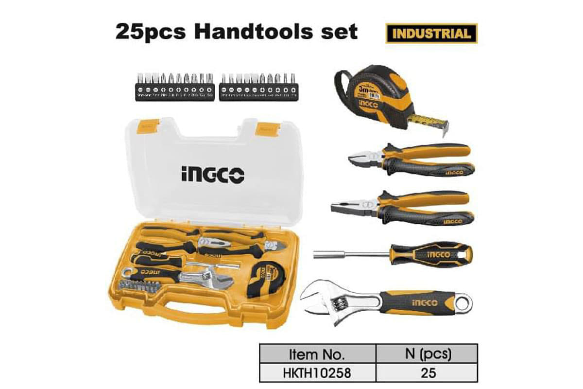 Bộ 25 món dụng cụ cầm tay INGCO HKTH10258