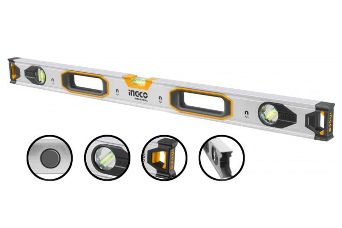 Thước thủy 120cm (kèm nam châm) INGCO HSL38120M