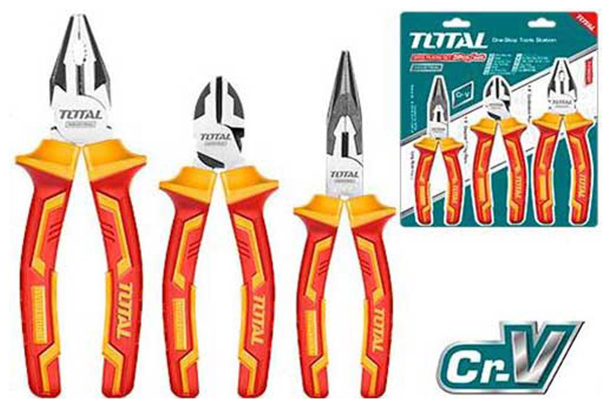 Bộ 3 kềm cách điện Total THT2K0302