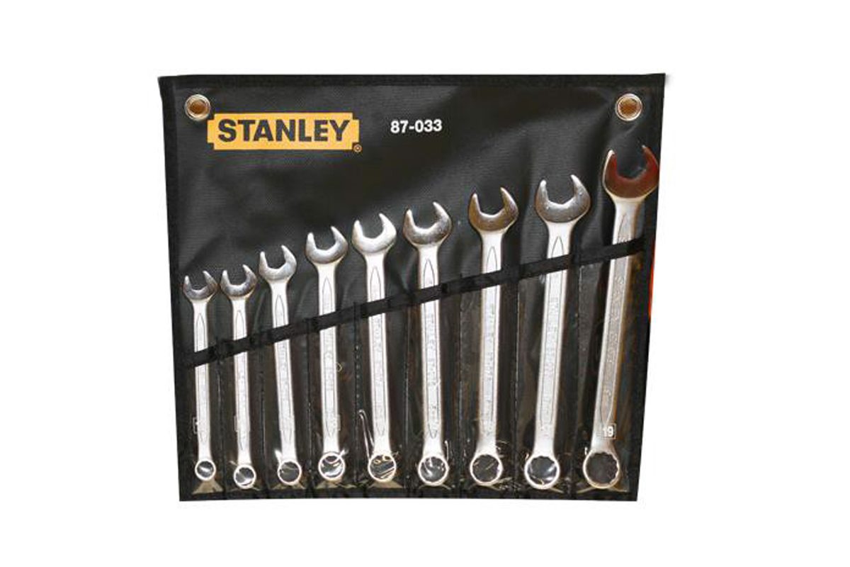 Bộ cờ lê vòng miệng 9 chi tiết Stanley 87-033-1