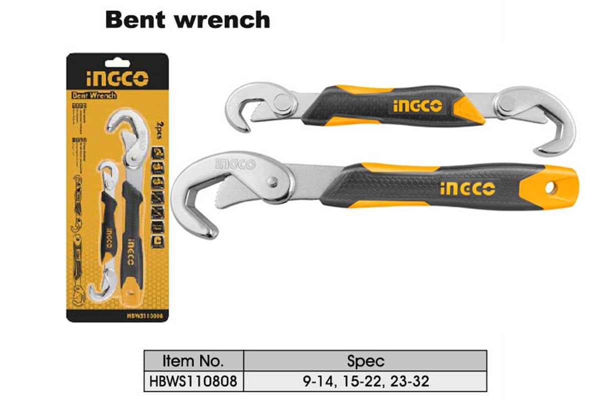 Bộ Mỏ Lết Đa Năng INGCO HBWS110808