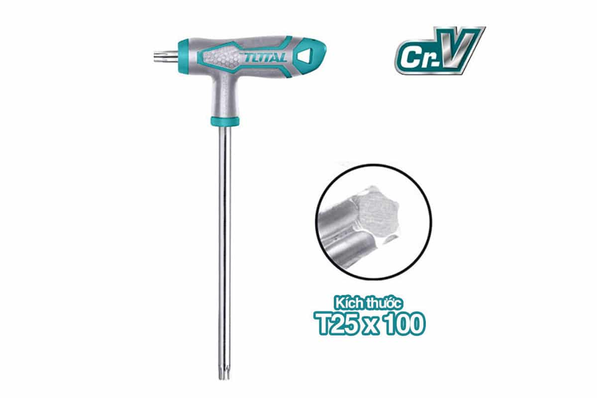 Chìa bông cầm tay chữ T Total THHW15T201001