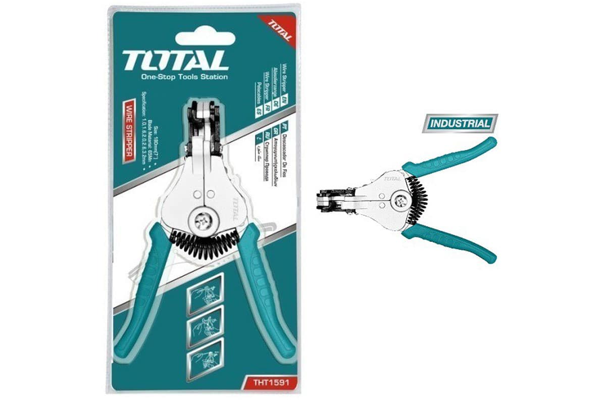 Kềm tuốt dây điện 9in Total THT1591