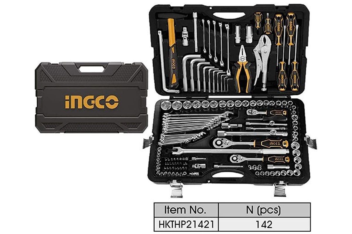 Bộ 142 món công cụ kết hợp INGCO HKTHP21421