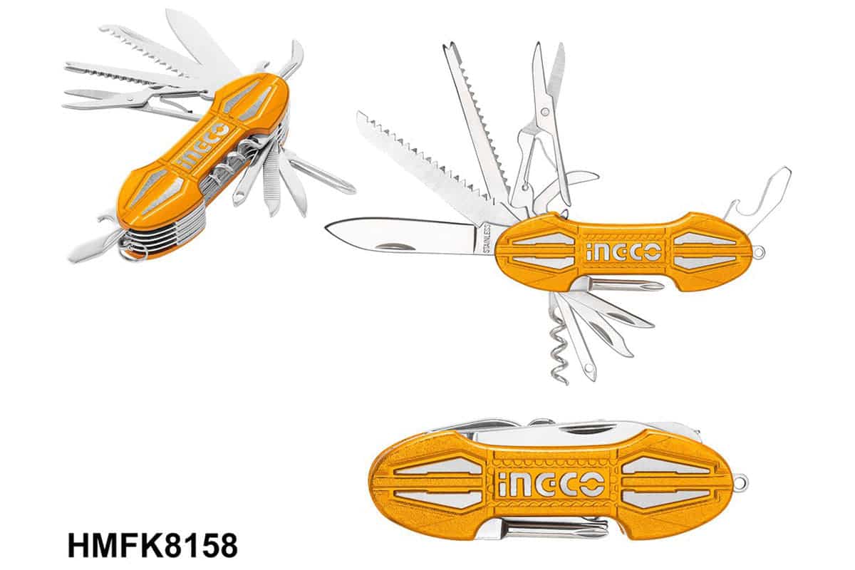 Dao cắt đa năng 15 lưỡi INGCO HMFK8158