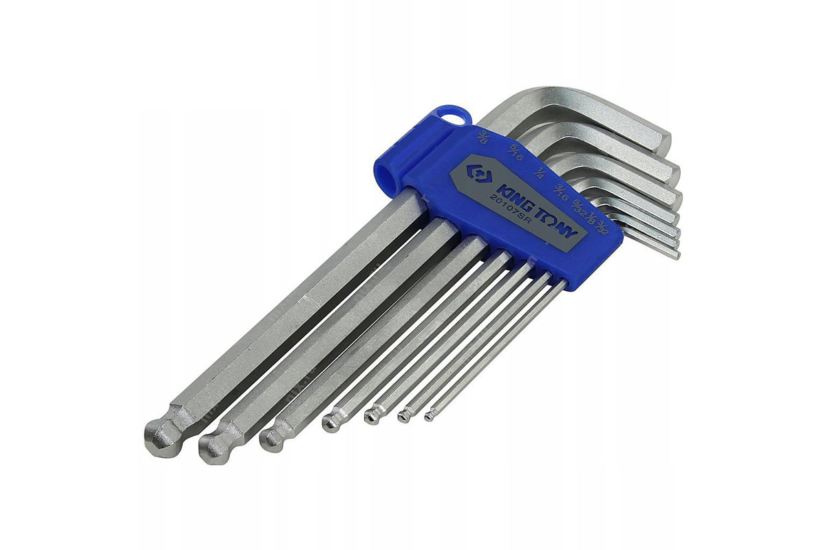 Bộ lục giác 7 chi tiết hệ inch Kingtony 20107SR