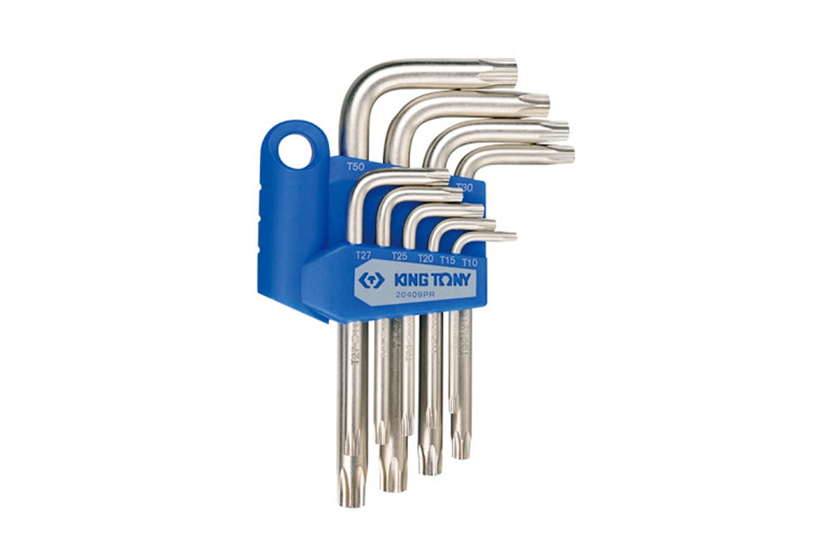 Bộ lục giác đầu sao 9 chi tiết Kingtony 20409PR