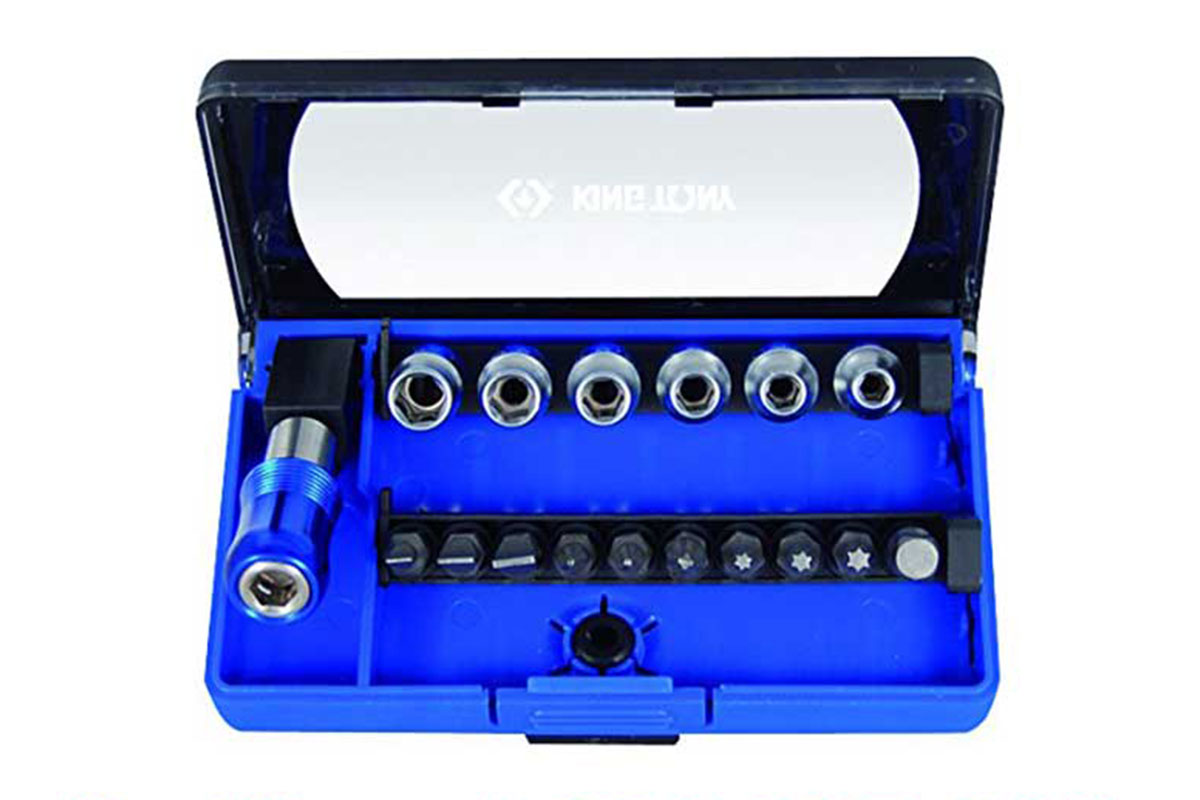 Bộ đầu tuýp và vít 17 chi tiết Kingtony 2517MR