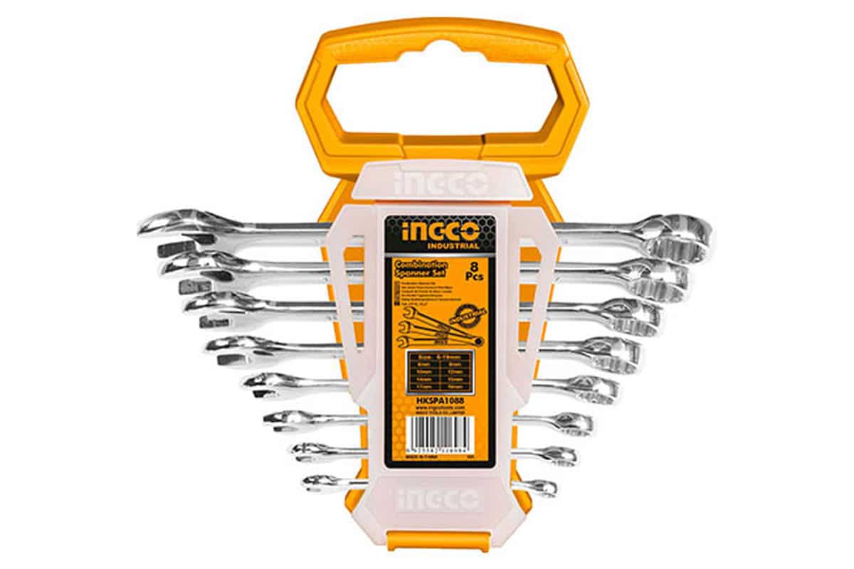 Bộ 8 cờ lê vòng miệng 6-19mm INGCO HKSPA1088