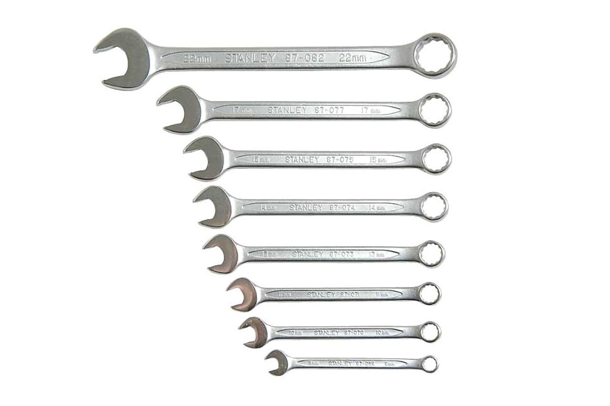 Bộ cờ lê vòng miệng 9 chi tiết Stanley 87-033-1