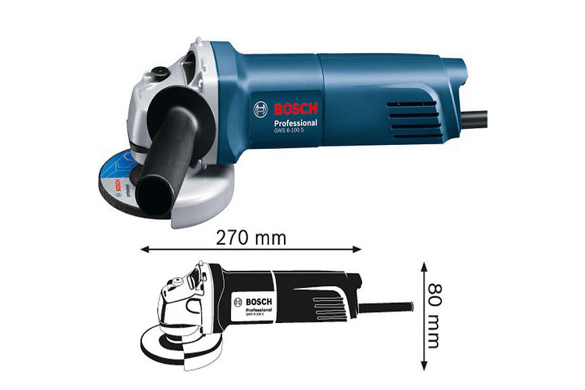 Máy mài góc 100mm Bosch GWS 6-100 S