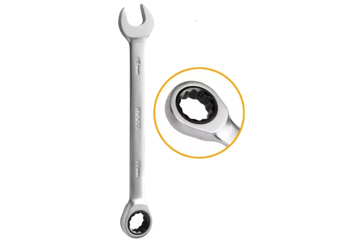 Bộ 8 cờ lê vòng miệng hai chiều 8- 19mm INGCO HKSPAR1082