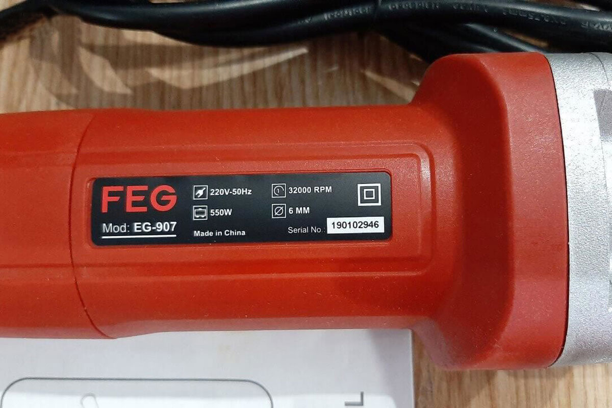 Máy mài khuôn 6mm FEG EG-907