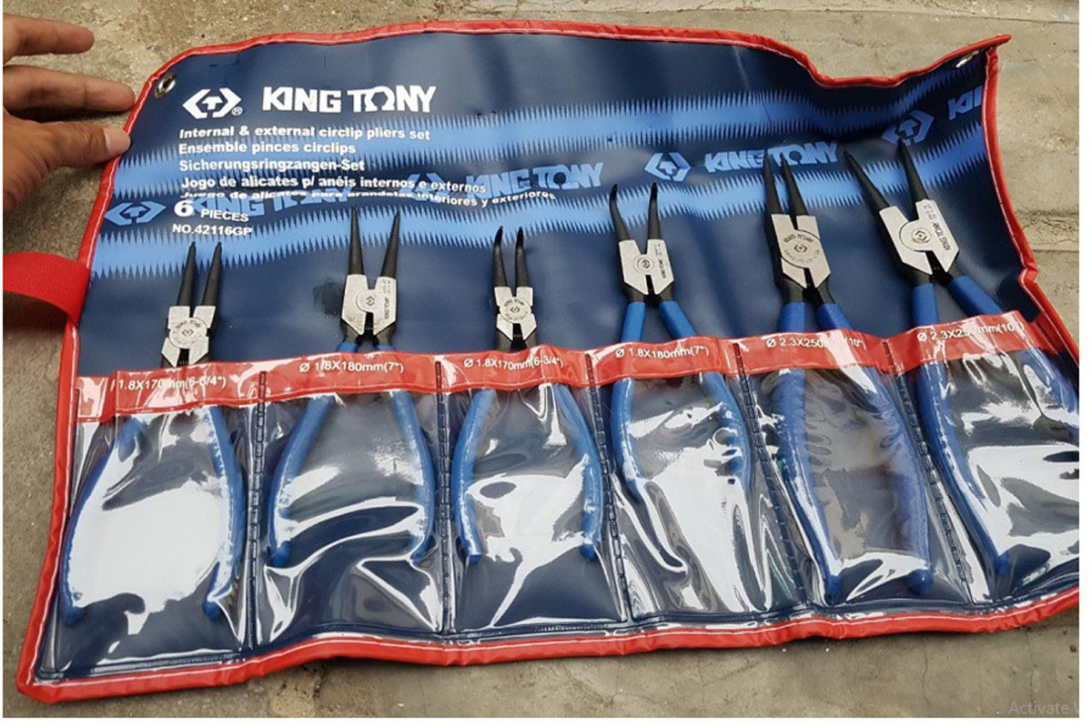 Bộ kềm mở phe 6 chi tiết Kingtony 42116GP