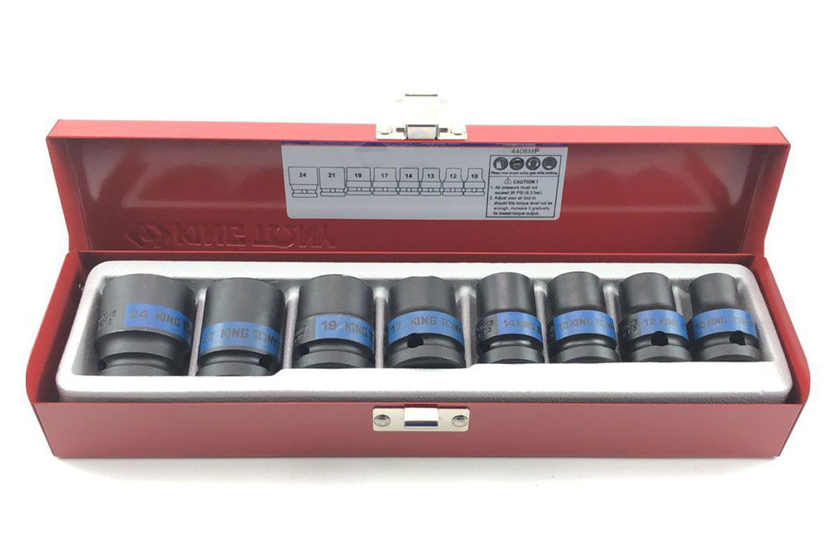 Bộ đầu tuýp 1/2inch 8 chi tiết Kingtony 4408MP