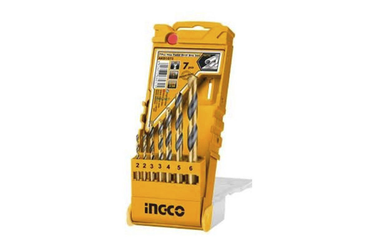 Bộ 7 mũi khoan kim loại INGCO AKD1075