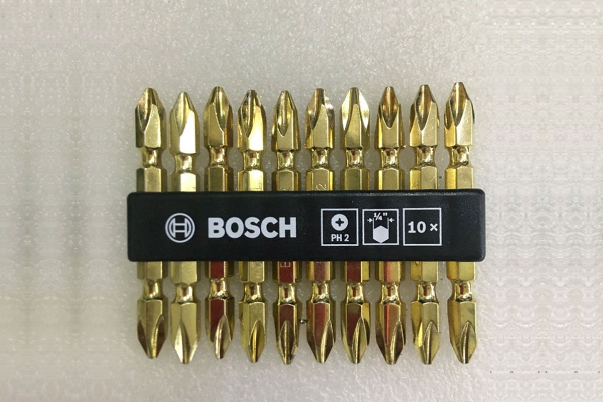 Bộ mũi vặn vít ngắn 10 cây Bosch 2608521042