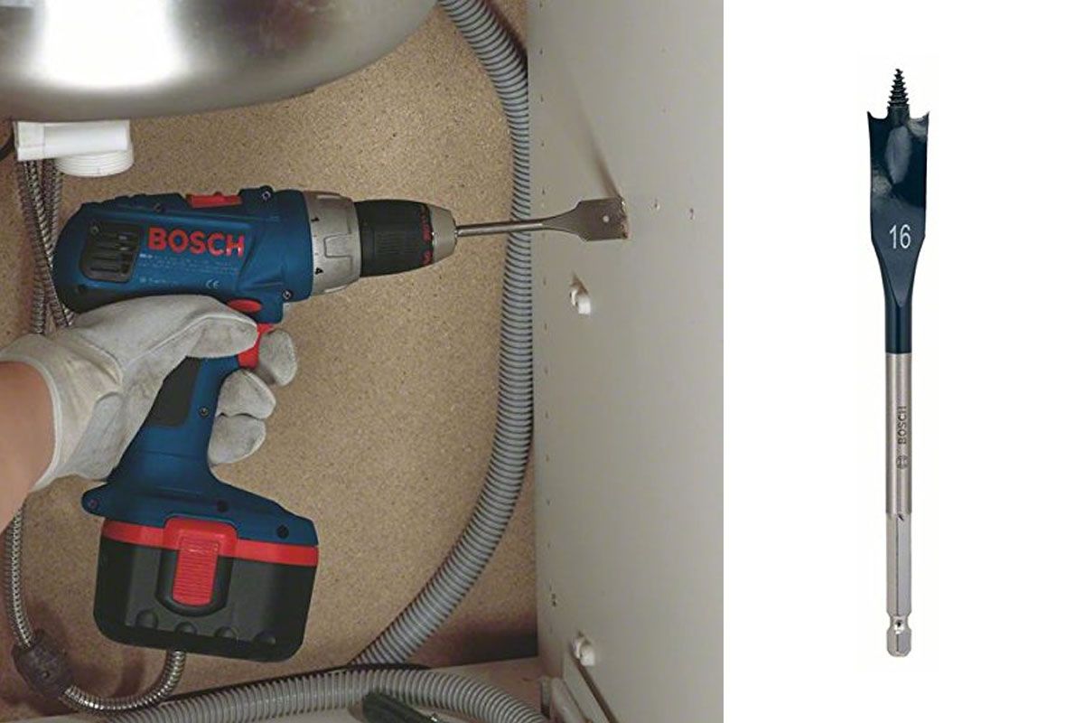 Mũi khoét gỗ đuôi cá 16x152mm Bosch 2608595487