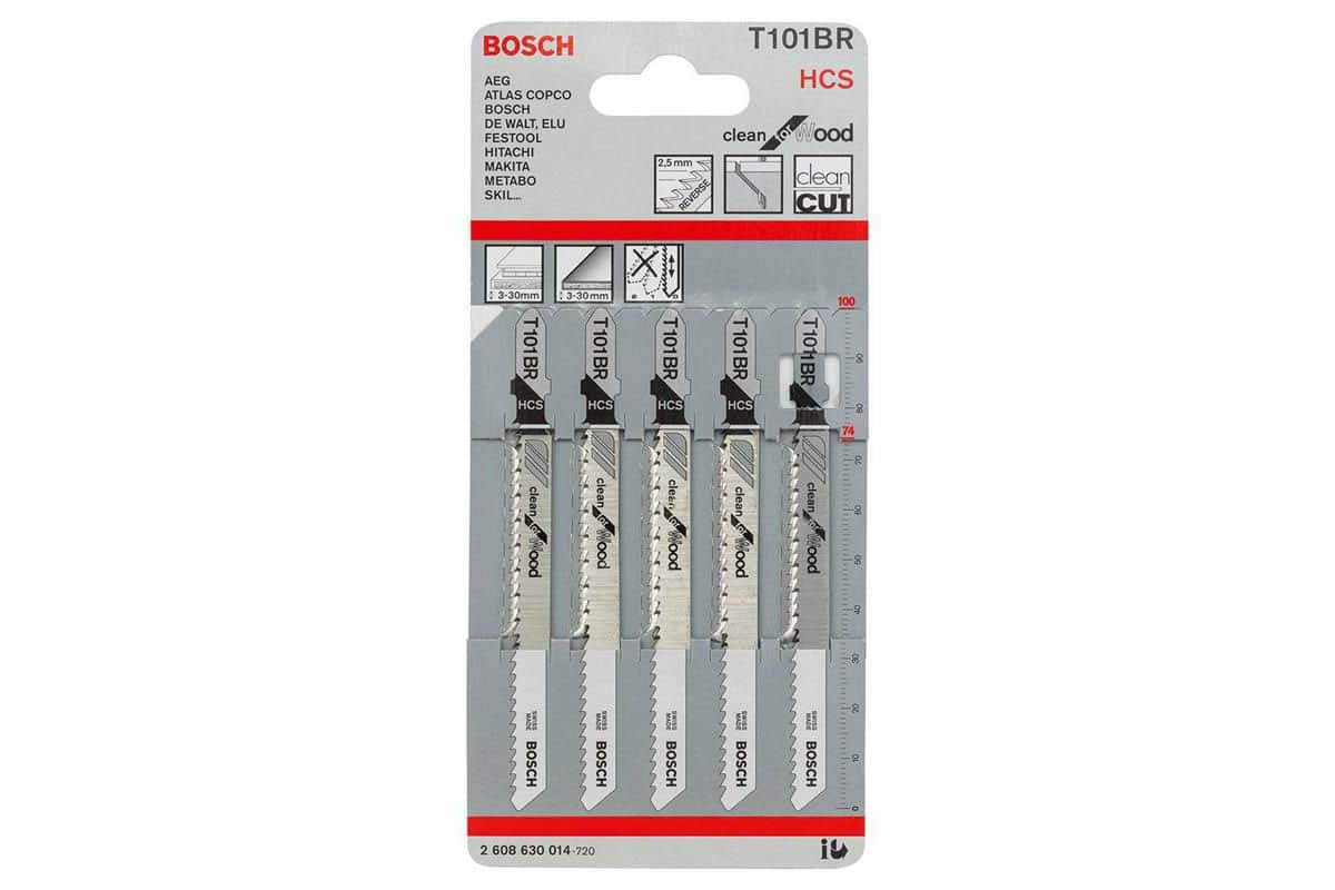 Bộ 5 lưỡi cưa lọng T 101 BR Bosch 2608630014