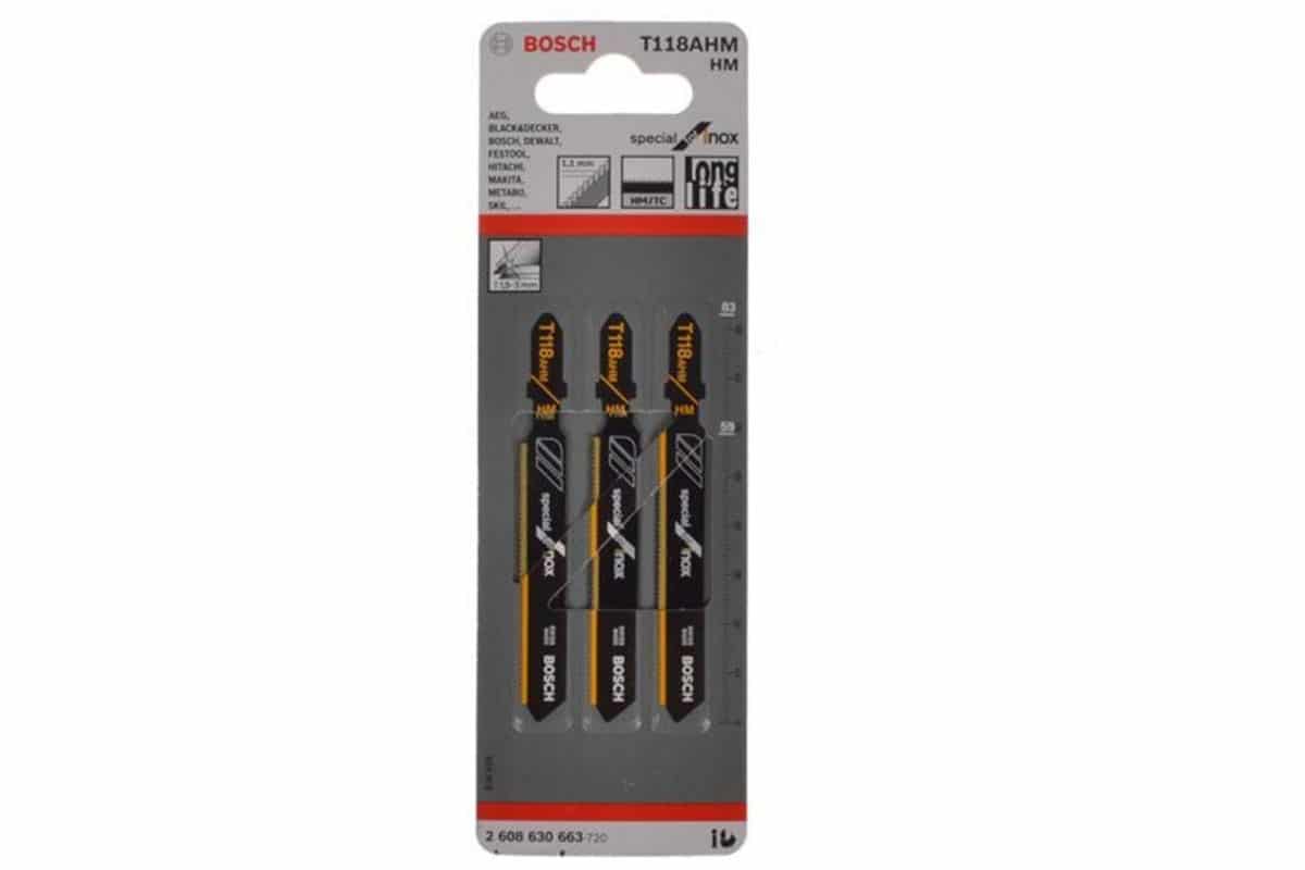 Bộ 3 lưỡi cưa lọng T 118 AHM Bosch 2608630663