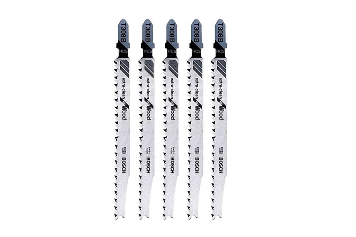 Bộ 5 lưỡi cưa lọng T 308 B Bosch 2608663751