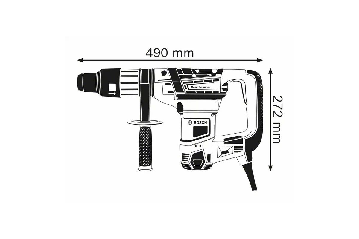 Máy khoan búa SDS max 40mm Bosch GBH 5-40 D