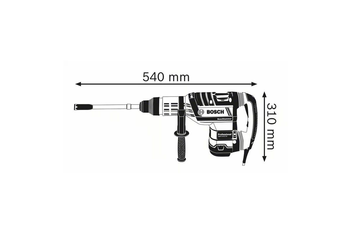 Máy khoan búa SDS max, 45mm Bosch GBH 8-45 DV