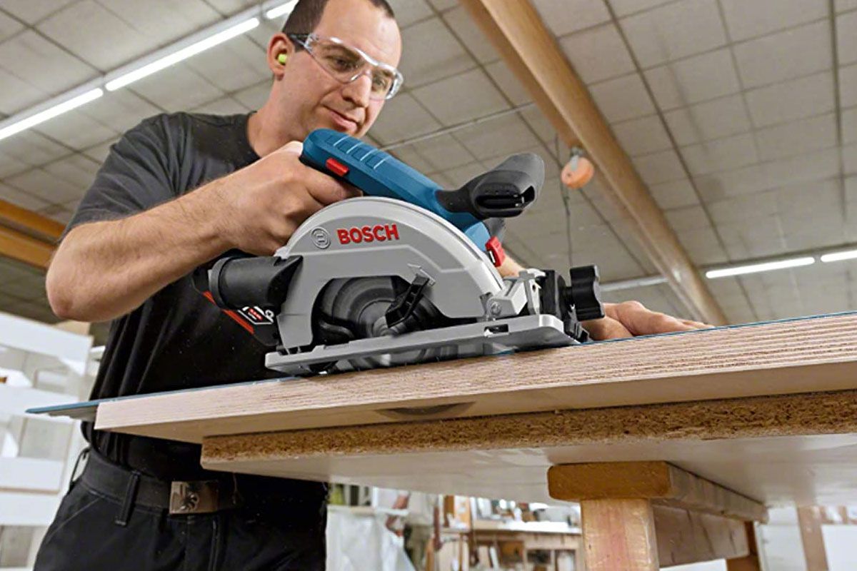 Thân máy cưa gỗ pin 18V Bosch GKS 18V-57 (SOLO)