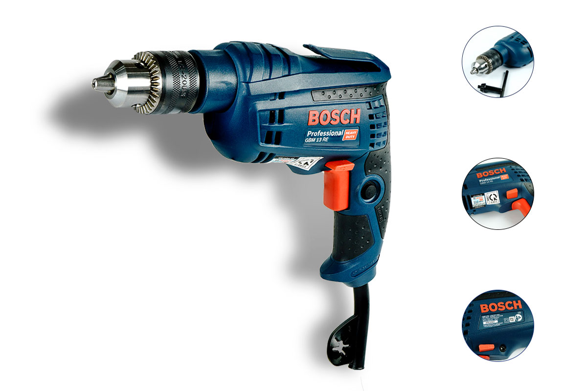 Máy khoan sắt 13mm Bosch GBM 13 RE