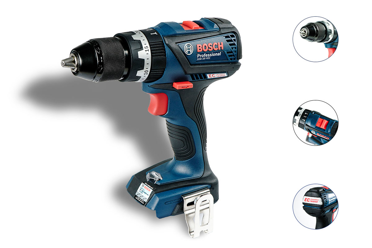 Thân máy khoan pin 18V Bosch GSB 18V-EC (SOLO)