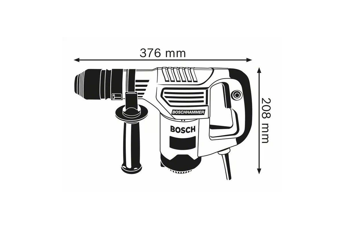 Máy đục bê tông 650W Bosch GSH 3E