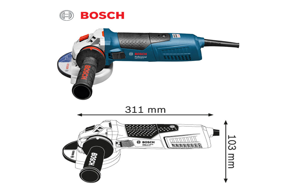 Máy mài góc 150mm Bosch GWS 17-150 CI
