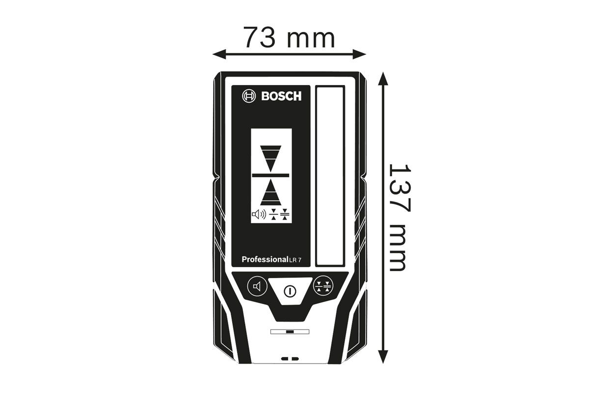 Thiết bị nhận tia laser xanh và đỏ Bosch LR 7