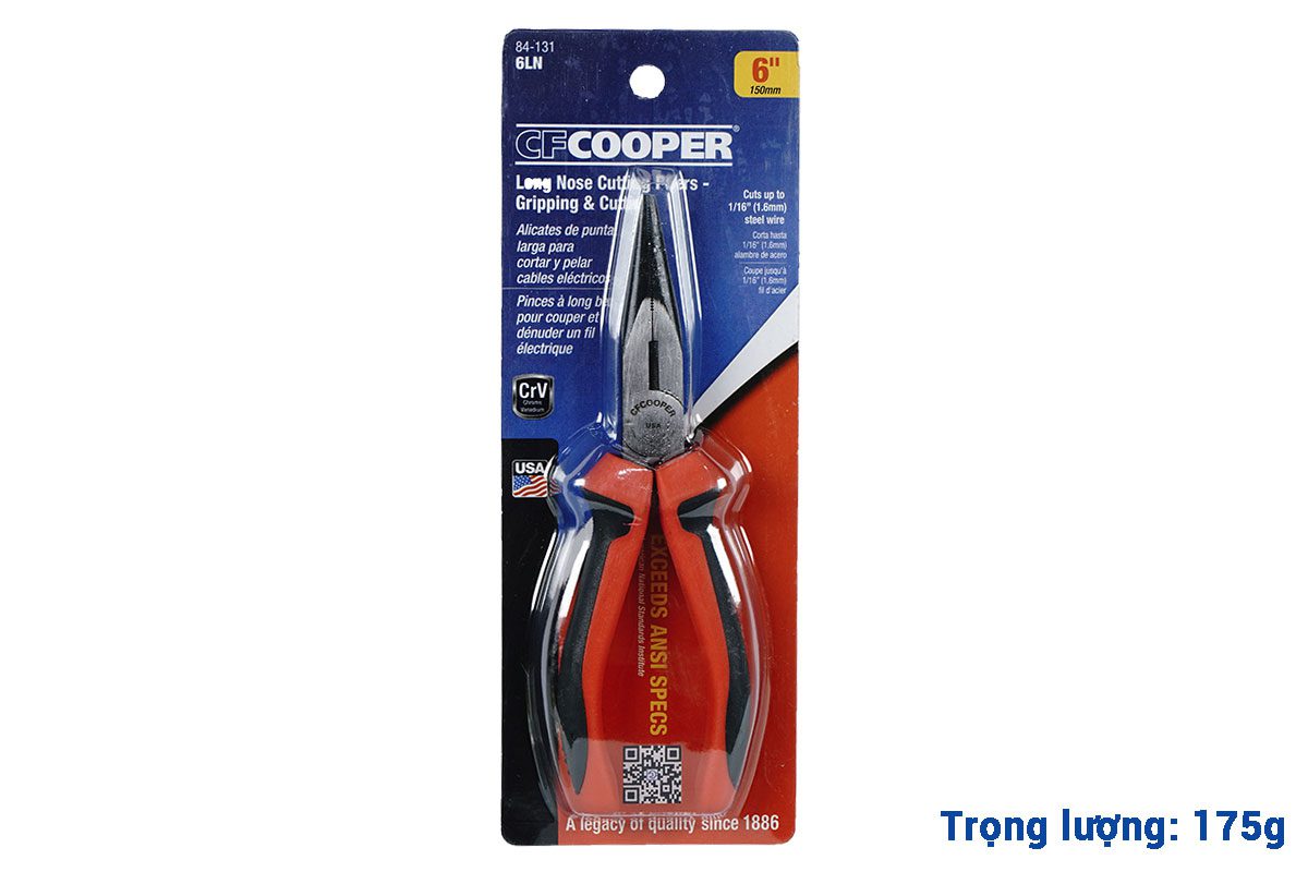 Kềm nhọn 6in/150mm CFCooper 84-131