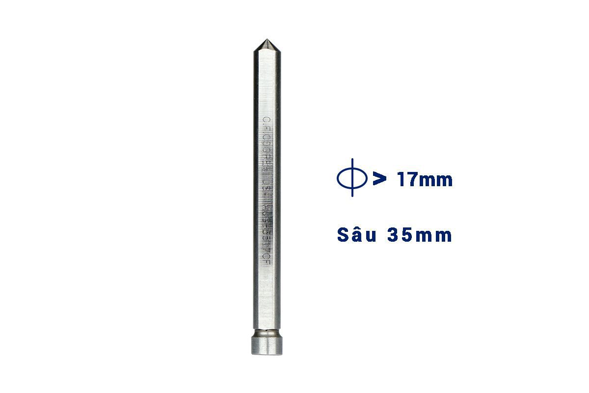 Cây ty định tâm cho mũi hợp kim khoan sâu 35mm CFCooper ACGP3517CF