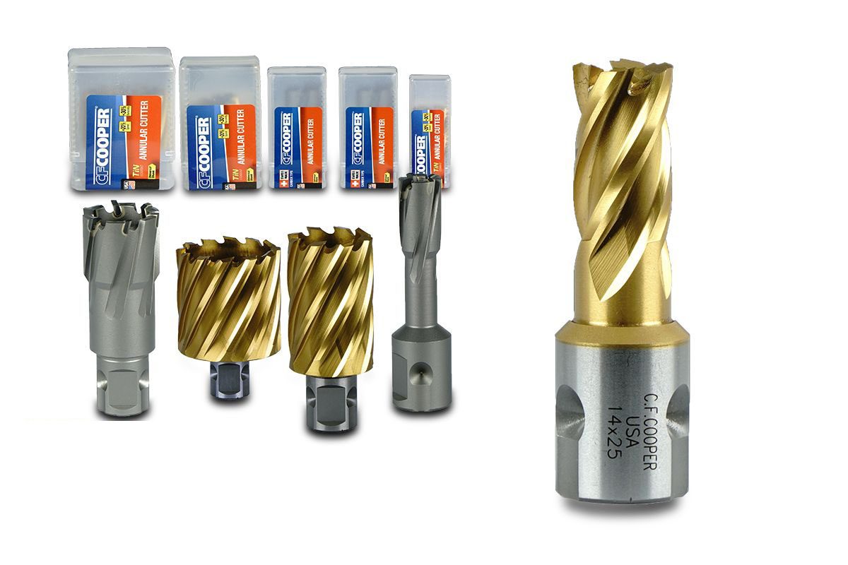 Mũi khoan từ thép gió HSS 14x25mm CFCooper MH25-14