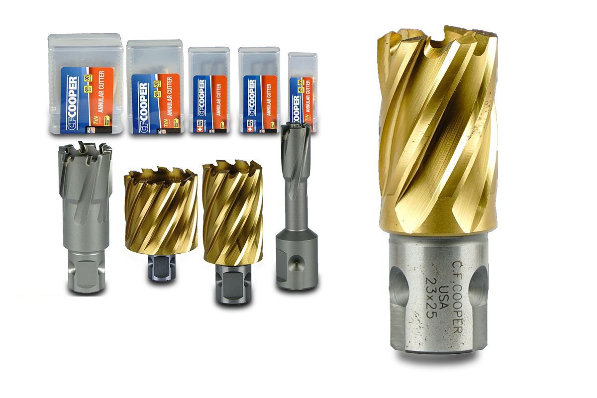 Mũi khoan từ thép gió HSS 23x25mm CFCooper MH25-23