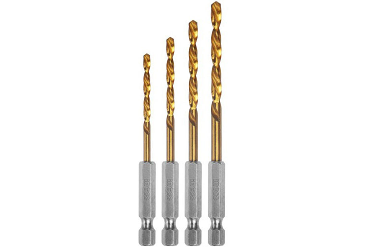 Bộ 4 Mũi Khoan Kim Loại Hss INGCO AKD1402