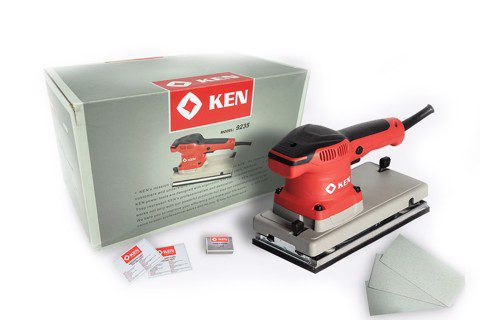 Máy chà nhám chữ nhật Ken 9235