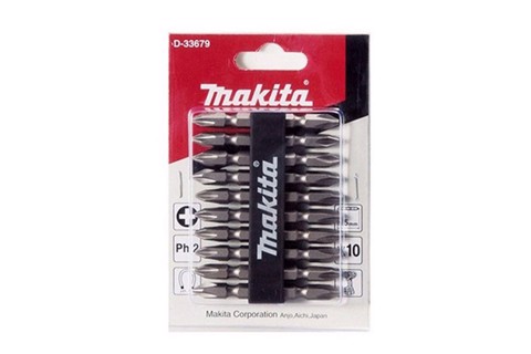 Bộ mũi vít 2 đầu 10 cái Makita D-33679