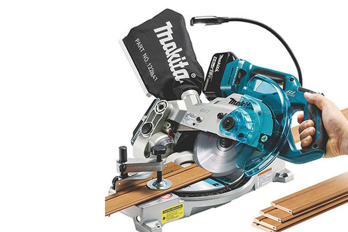 Thân máy cưa đa góc để bàn pin 18V Makita DLS600Z