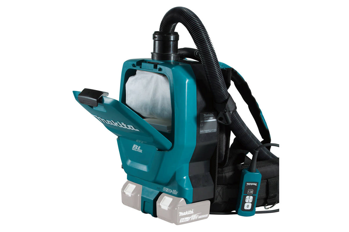 Thân máy hút bụi đeo vai 2 pin 18V Makita DVC260Z