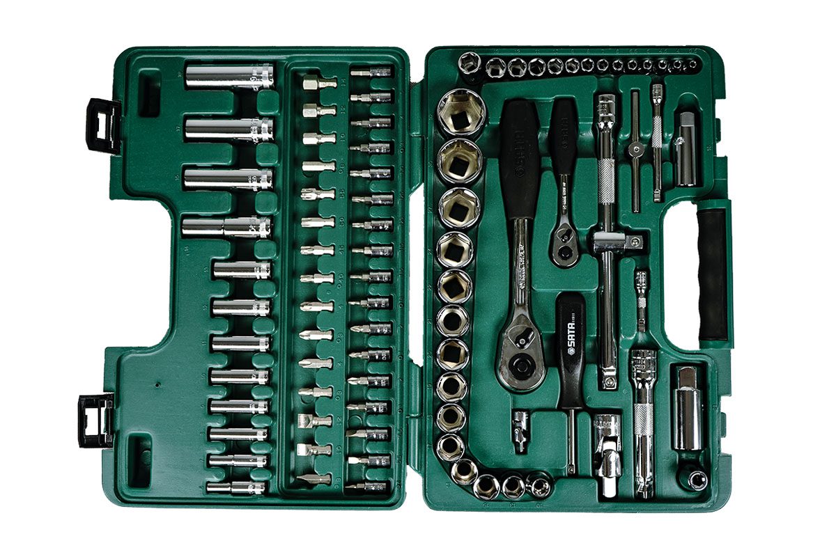 Bộ đầu tuýp 86 chi tiết Sata 09013