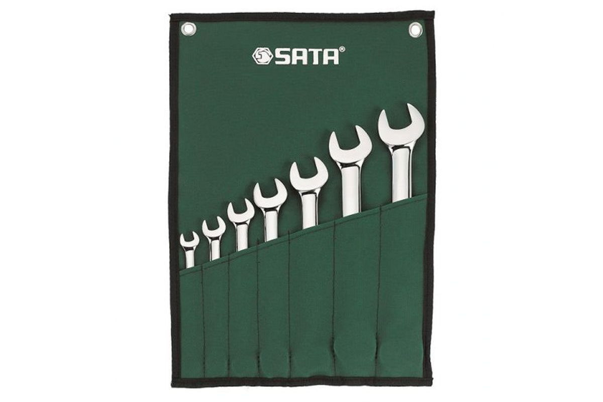 Bộ cờ lê vòng miệng 7 chi tiết Sata 09070