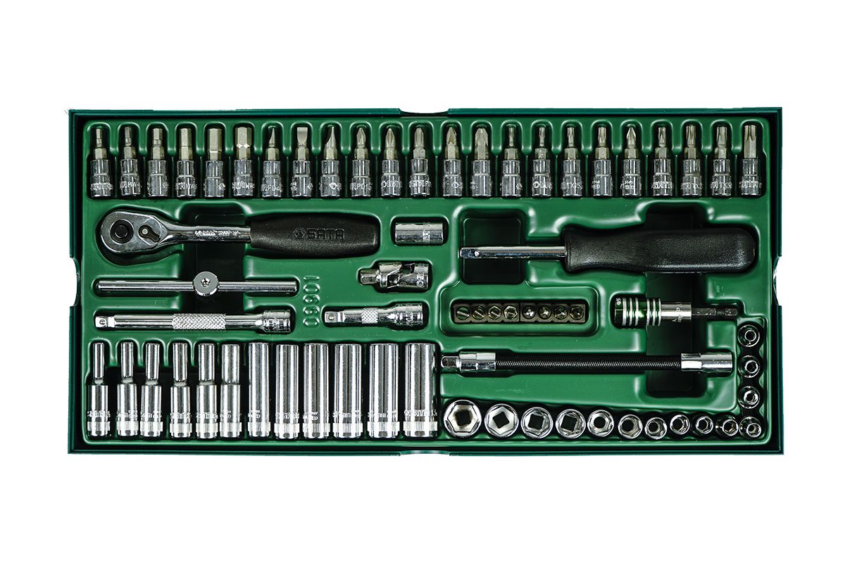 Bộ khay đầu tuýp 66 chi tiết Sata 09901