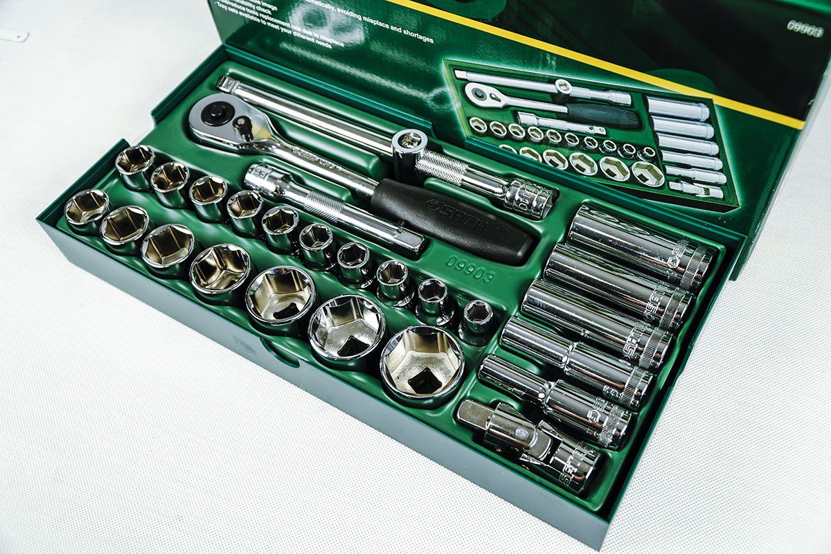 Bộ khay đầu tuýp 27 chi tiết Sata 09903