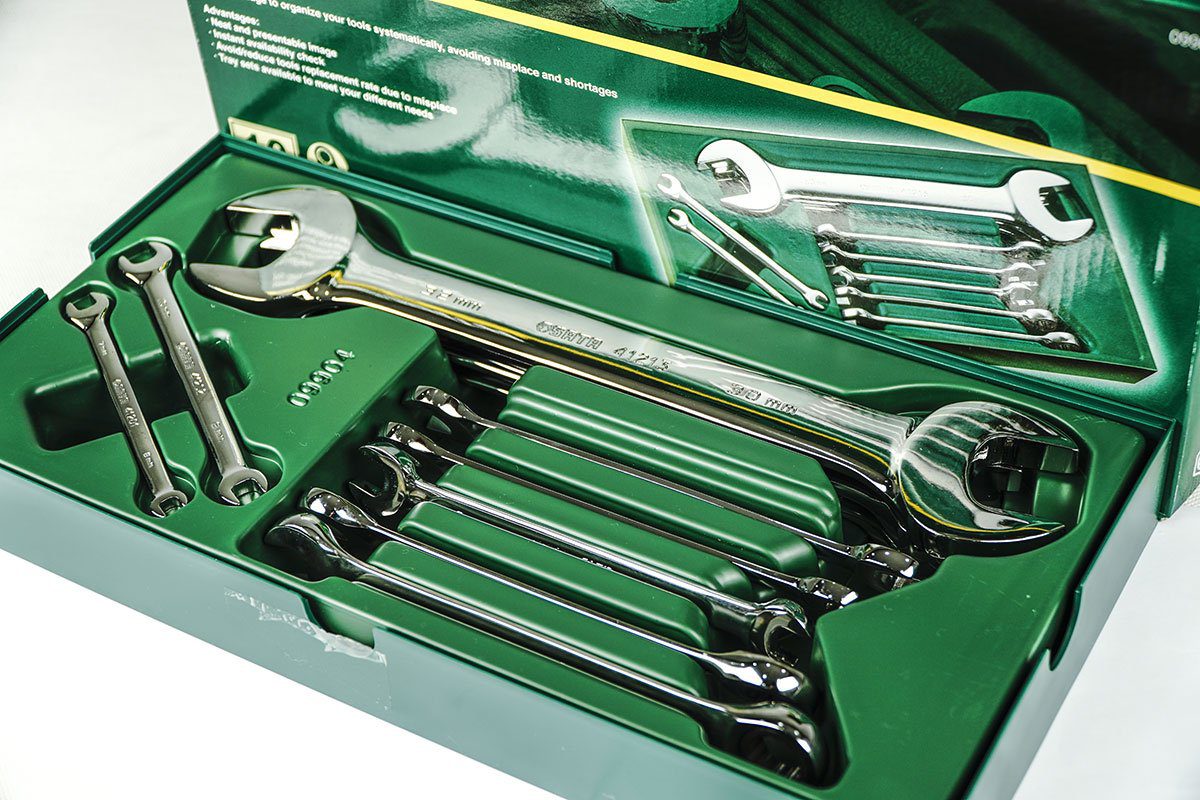 Bộ khay cờ lê 10 chi tiết Sata 09904